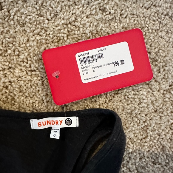 Evereve Sundry jumpsuit romper black - Picture 4 of 4